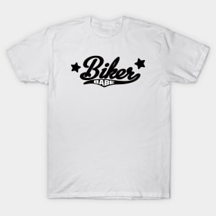 Biker Babe Design T-Shirt